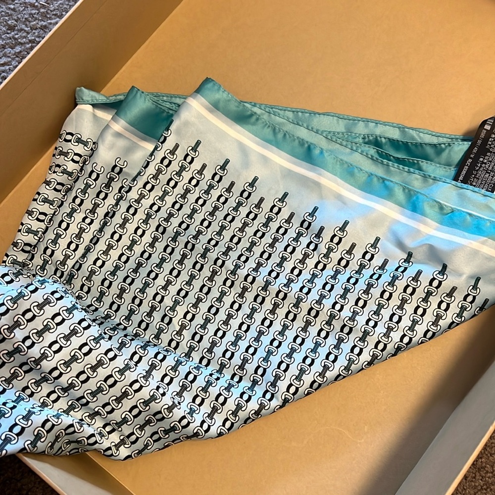 Blue Zara scarf